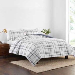 Thomasville Relaxed Comforter Set, Blue Plaid